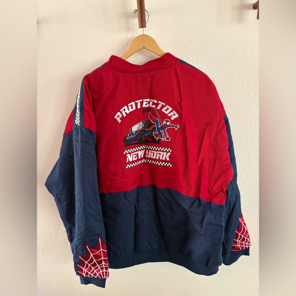 Marvel Spider-Man Racing Jacket - BoxLunch Exclusive, NWT, Size 2XL - Picture 4 of 6
